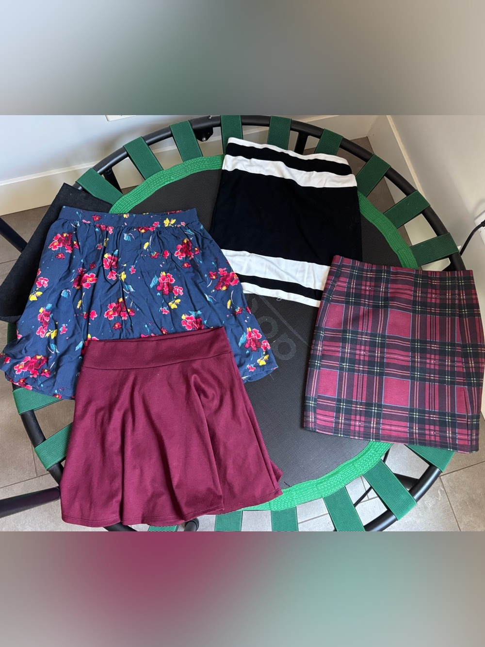 Lot of four women’s mini skirt size S &M